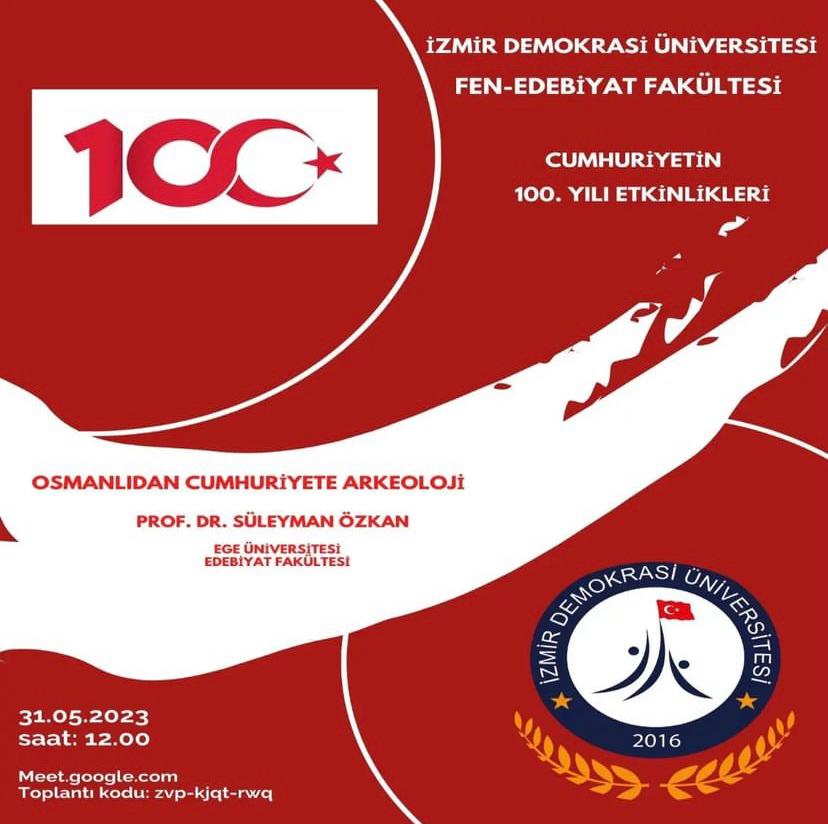 İDÜ - Fen-Edebiyat Fakültesi Cumhuriyetimizin 100. Yıl Etkinlikleri